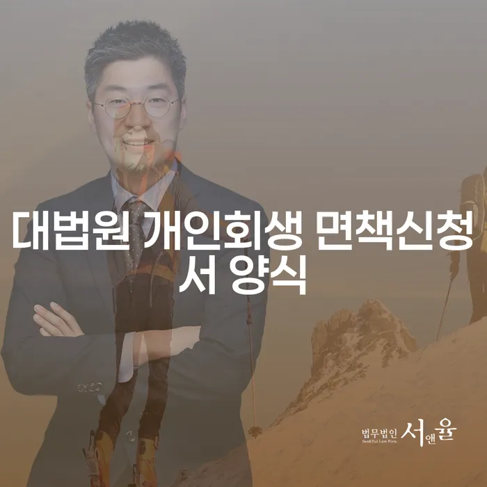 대법원 개인회생 면책신청서 양식, 사기피해개인회생으로 새로운 시작을